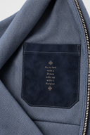 Jachetă JACOB COHEN cu model herringbone – Albastru