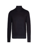 Pulover L.B.M 1911,Ribbed turtleneck sweater in black