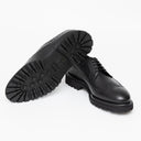 Pantofi FRANCESCHETTI, Brogue Style, Sturdy Sole Detail, Black