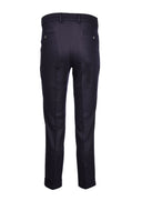 Pantaloni GRAN SASSO, Cu snur in talie, Bleumarin
