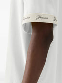Tricou JACQUEMUS, Rond Carré T-shirt, Alb