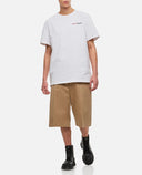 TRICOU ALEXANDER MCQUEEN , Multicolor Print, Alb