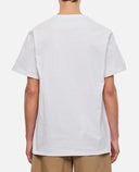 TRICOU ALEXANDER MCQUEEN , Multicolor Print, Alb