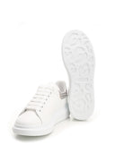Sneakers ALEXANDER MCQUEEN, Alb Silver Print, 777220WIE9I9071