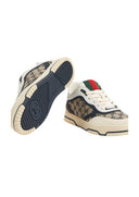 Sneakers GUCCI, Re-Web Panelled, Beige and Bleumarin