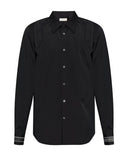 Camasa ALEXANDER MCQUEEN, Black, Insertie Logo, 792109QNAAB1000