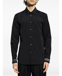 Camasa ALEXANDER MCQUEEN, Black, Insertie Logo, 792109QNAAB1000