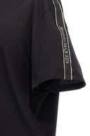 TRICOU ALEXANDER MCQUEEN , Insertie maneci, Negru, 794636QXAAN0548