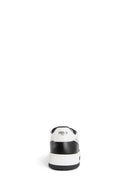 Sneakers Fendi, Match Leather Low-Top, Fine Details, Black and White