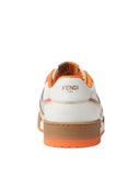 Sneakers FENDI, Match Sneakers, Orange and White