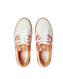 Sneakers FENDI, Match Sneakers, Orange and White