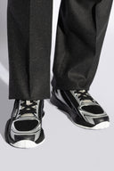 Sneakers FENDI, Flow Design, Metalic Grey Details, Black
