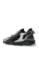 Sneakers FENDI, Flow Design, Metalic Grey Details, Black