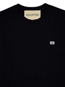 Tricou Valentino, with VLogo Patch, Regular Fit