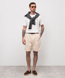 Tricou Valentino, with VLogo Patch, White,Regular Fit