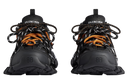SNEAKERS BALENCIAGA, Track Trail, Orange Details, Black