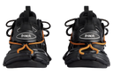 SNEAKERS BALENCIAGA, Track Trail, Orange Details, Black