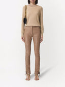 Pulover BURBERRY, Cashmere, Stripe Neckline, Beige