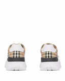 SNEAKERS BURBERRY, Vintage Check-pattern touch-strap sneakers, Beige