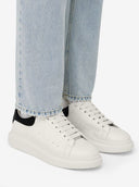 Sneakers ALEXANDER MCQUEEN Ivory Leather Sneakers With Black Leather Heel
