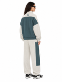 Jacheta OFF WHITE, Grey Negative Big Bookish Relax Track Jacket