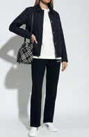 Pantaloni BURBERRY,  BLACK Straight-leg sweatpants