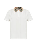 Tricou BURBERRY, Polo "Eva", Alb