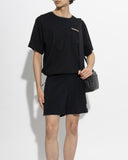 Tricou BURBERRY, "Ryan" T-shirt, Buzunar atasat, Negru