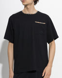 Tricou BURBERRY, "Ryan" T-shirt, Buzunar atasat, Negru
