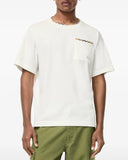 Tricou BURBERRY, "Ryan" T-shirt, Buzunar atasat, Alb