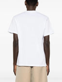 TRICOU ALEXANDER MCQUEEN, Skull Flocked, White