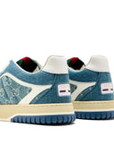 Sneakers GUCCI, Re-web, Monogram Denim Sneakers, Blue
