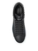 Sneakers ALEXANDER MCQUEEN, Black slip-on style perforated detailing round toe branded