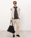 Cardigan OFF WHITE alpaca wool - Beige