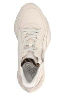 Sneakers Fendi, Flow, Zip Insert, White Beige