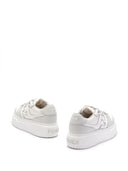 Sneakers Fendi, Match Leather Low-Top Sneakers, Full White