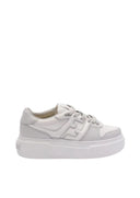 Sneakers Fendi, Match Leather Low-Top Sneakers, Full White