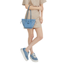 Sneakers FENDI, FF Jaquard Details, Light Blue