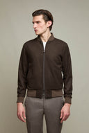 Jacheta LBM, Wool bomber jacket, Dark Brown