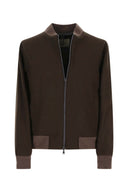 Jacheta LBM, Wool bomber jacket, Dark Brown