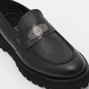 Loafers GIANFRANCO BUTTERI, Textured Leather, Black