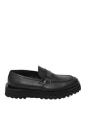 Loafers GIANFRANCO BUTTERI, Textured Leather, Black