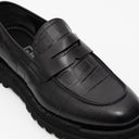 Loafers GIANFRANCO BUTTERI, Crocodile Details, Black