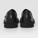 Loafers GIANFRANCO BUTTERI, Crocodile Embossed, Double Buckle, Black