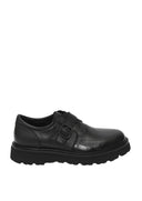 Loafers GIANFRANCO BUTTERI, Crocodile Embossed, Double Buckle, Black