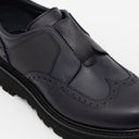 Loafers GIANFRANCO BUTTERI, Brogue Details, Dark Blue