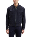 GEACA PAL ZILERI, Ultra Light Suede, Bomber, Navy Blue