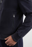 GEACA PAL ZILERI, Ultra Light Suede, Bomber, Navy Blue