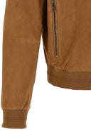 GEACA PAL ZILERI, Goat Suede Bomber, Light Brown