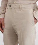 Pantaloni PAL ZILIERI, light brown mouline microstructure